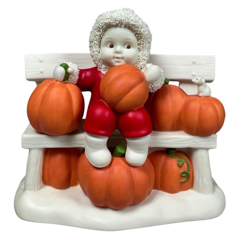 Dept 56 Snowbabies Babies on the Farm "Pick of the Patch" 2002 Halloween Fall